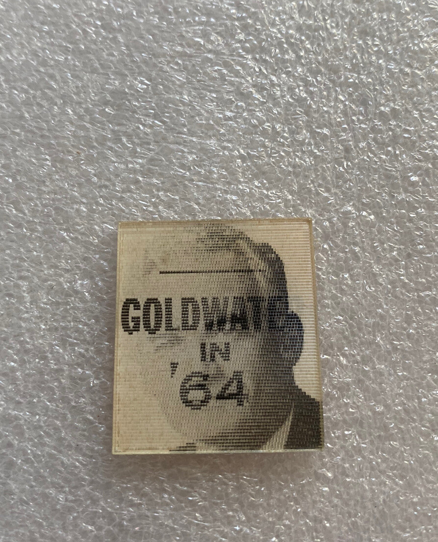 1964 Barry GOLDWATER in '64 Flasher Sticker Campaign political presidential