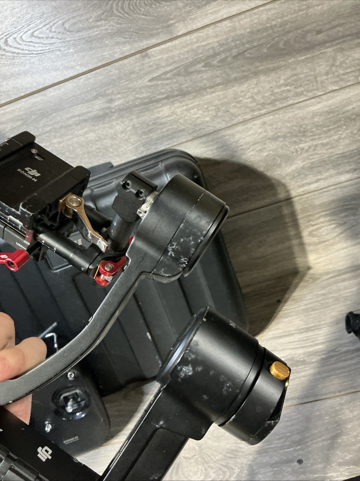 DJI Ronin M Gimbal Camera Stabilizer With Battery Remote Stand - Tested No Chrgr