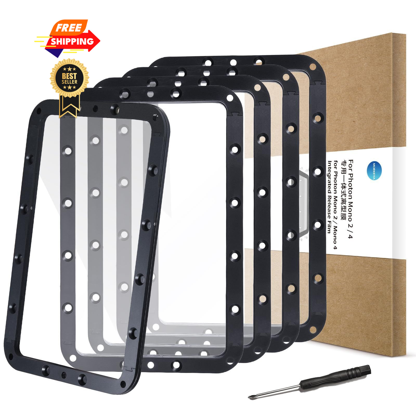5Pack FEP Release Film for Photon Mono 2/Mono 4 3D For 4-5PCS