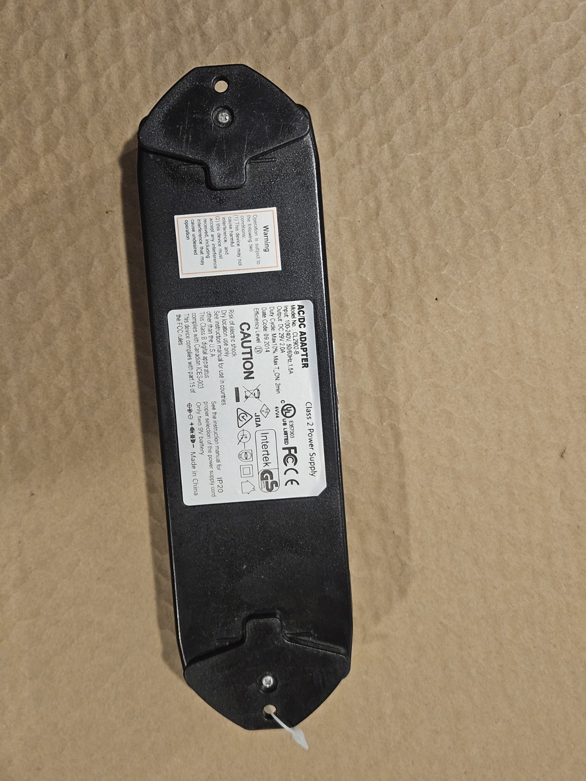 CL2902-B Recliner Lift Chair Power Adapter Supply 29V 2A