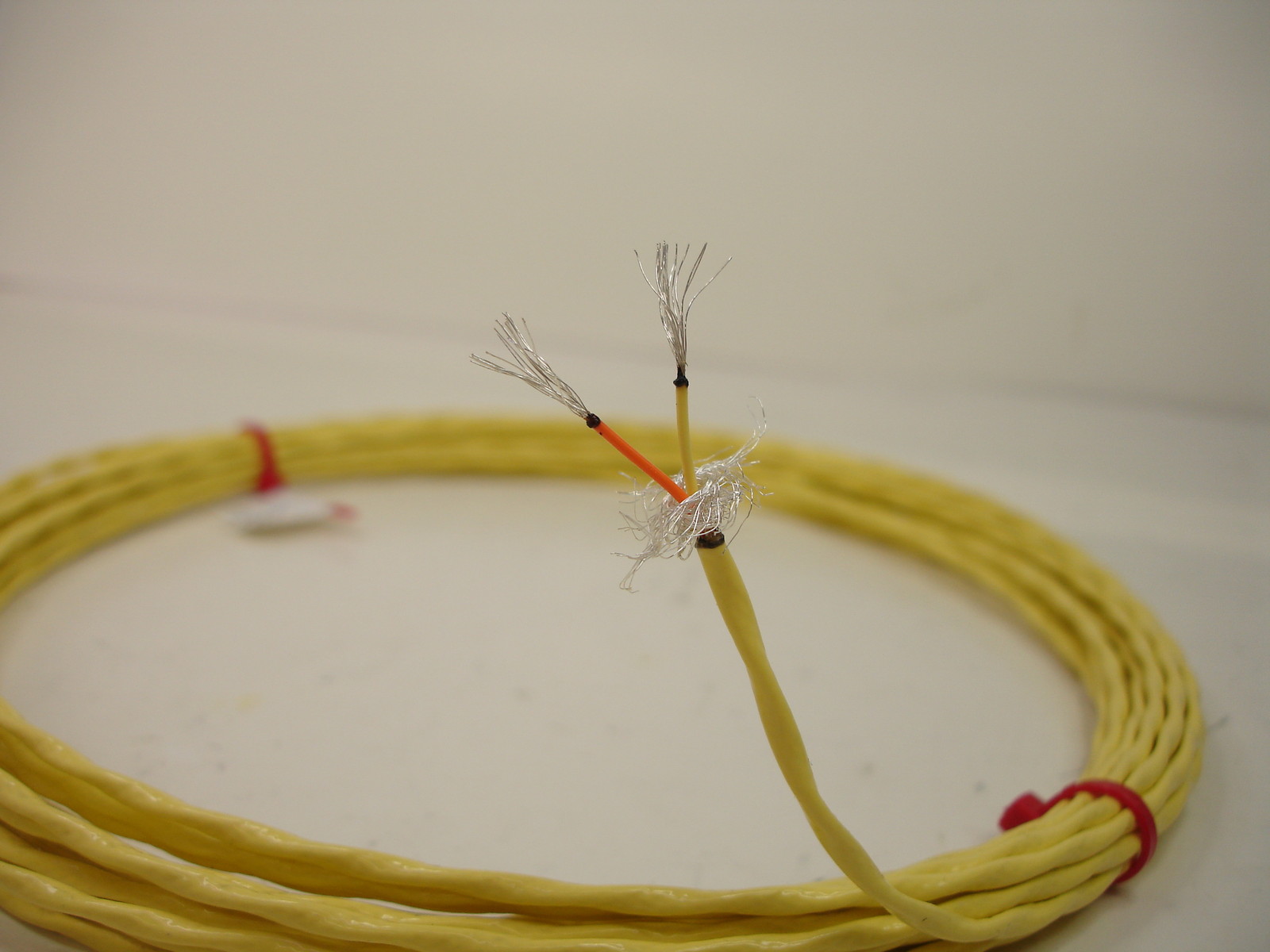 10 feet 24 AWG Shielded Silver Plated Wire 2 Twisted Kynar SPC