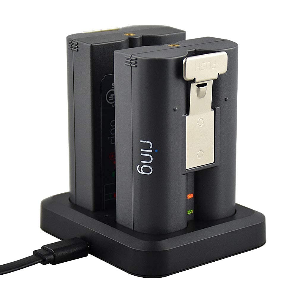 Battery Charger for Ring Rechargeable Battery,Dual Ring Battery Charger Stati...