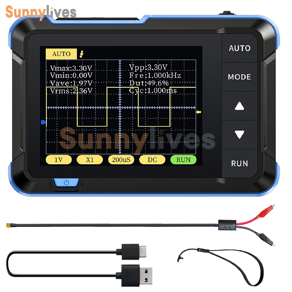 FNIRSI DSO152 Handheld Small Oscilloscope Portable Digital Oscilloscope 5V/1A