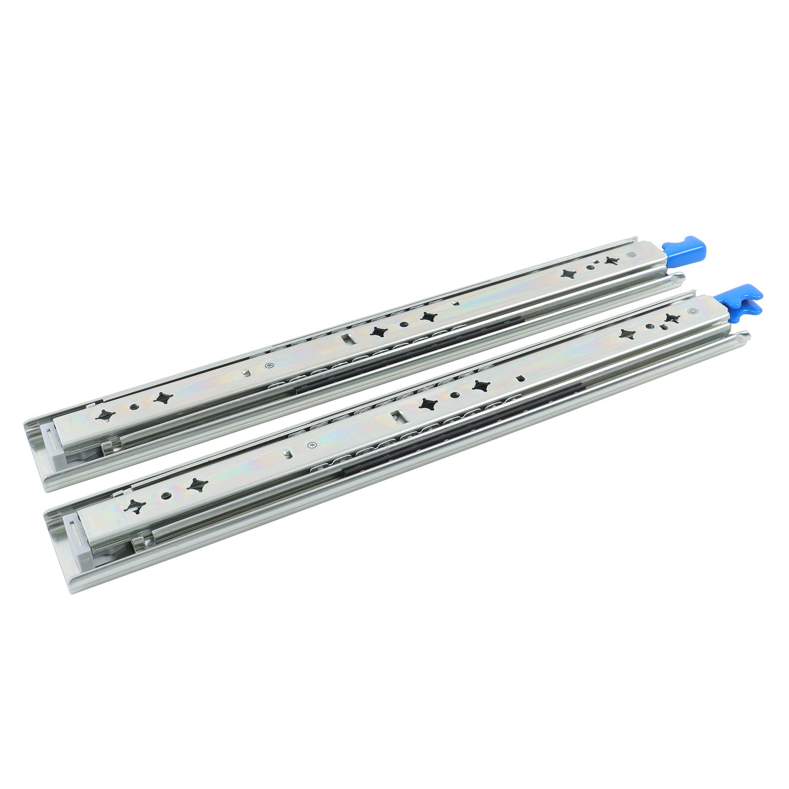 16" Locking Drawer Slides 250lb Heavy Duty Ball Bearing Full Extension With Lock