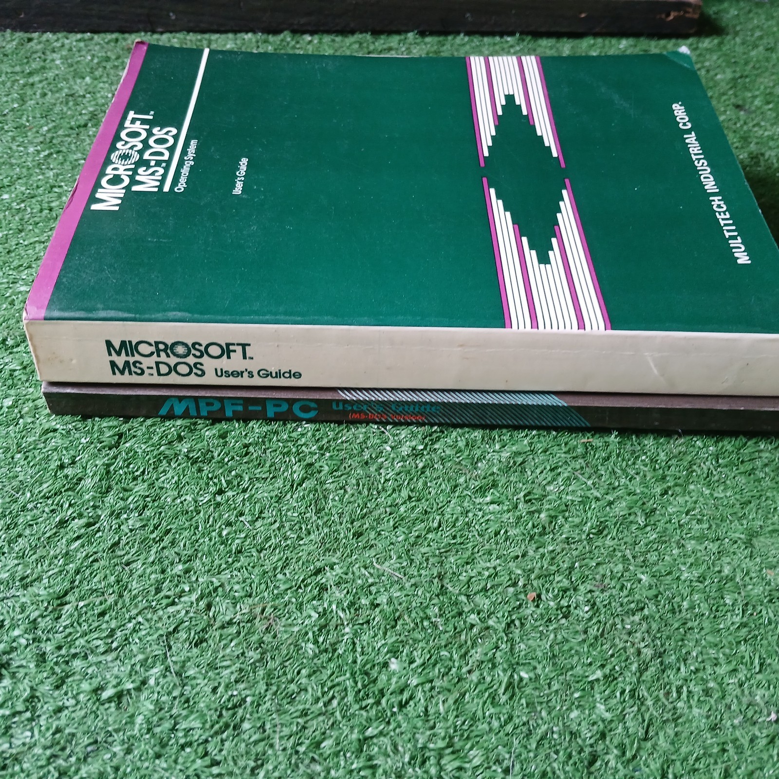 2 MICROSOFT MS-DOS/MPF-PC USER MANUALS 1983,1985 MULTITECH INDUSTRIAL CORP VTG