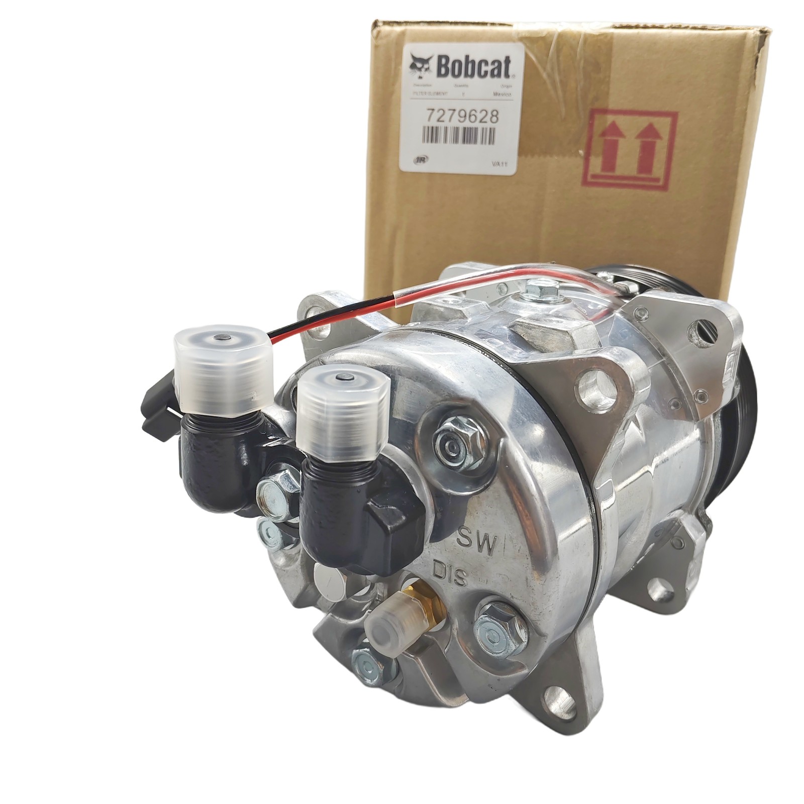 OEM SD5H11 A/C Compressor 7279628 for Bobcat A770 T750 T770 T870 S630 S650 US