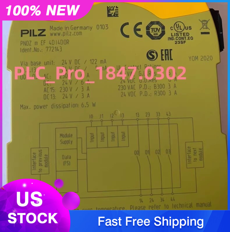 772143 1PC New pilz 772143 PNOZ m EF 4DI4DOR