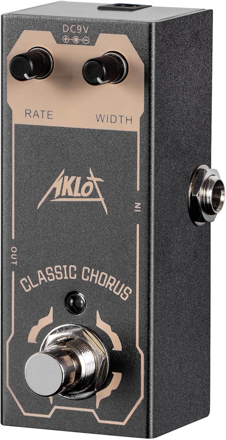 Classic Chorus Pedal Electric Guitar Effects Pedals Mini Single Type DC 9V True