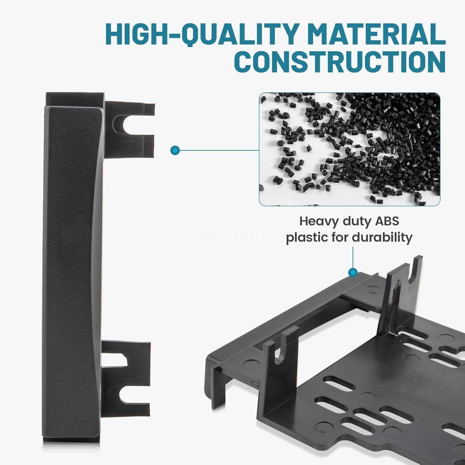 Double Din Car Stereo Install Bracket Mounting Kit For 2009-2012 Ram 1500 2500