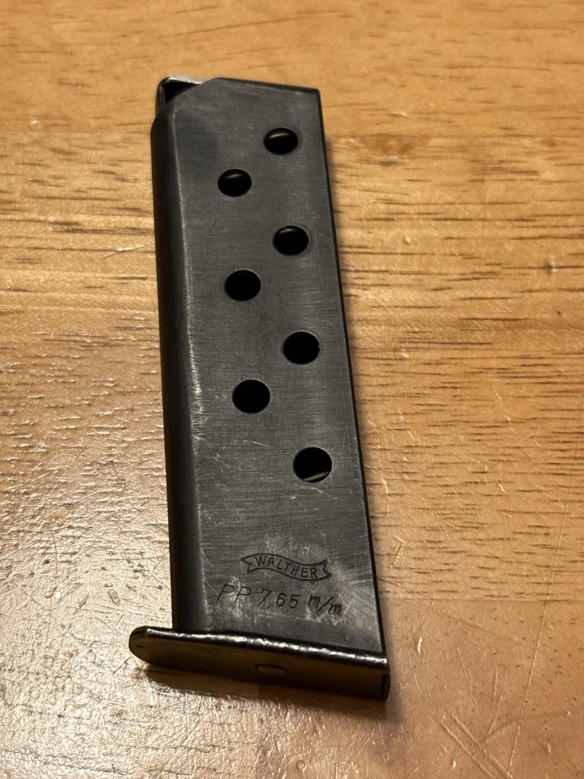 Original WWII  German 8 Round Walther PP Magazine - 7,65 m/m