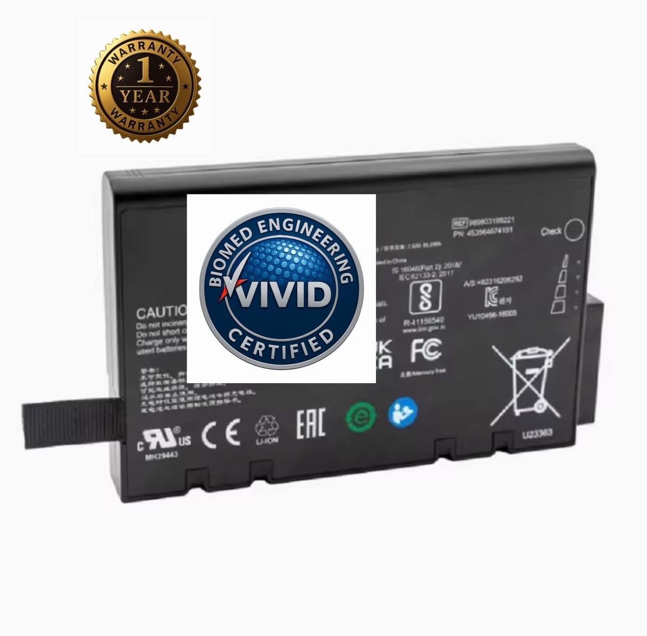 Philips VS30 Monitor Replacement Battery  989803199221 10.80V New 1 Yr Warranty