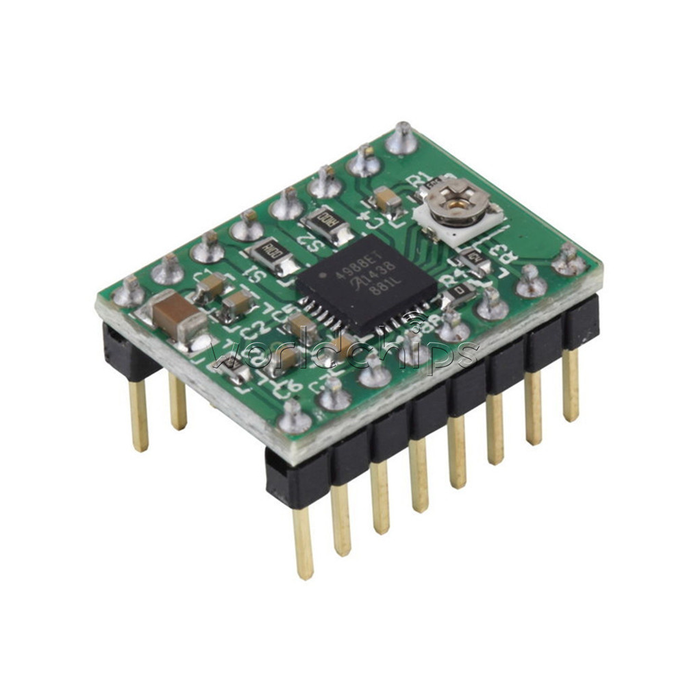 10pcs StepStick A4988 Stepper Motor Driver Module Heatsink for 3D Printer Reprap