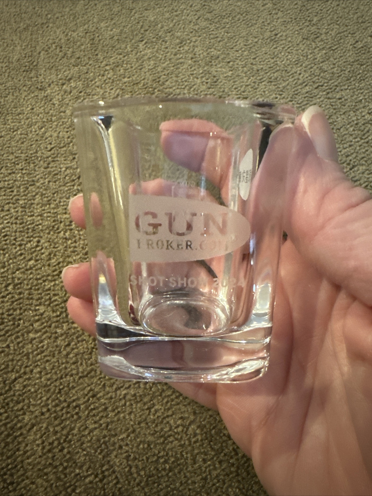 Gun Broker.Com Gun Broker Shot Glass 2024 SHOT Show Las Vegas, NV