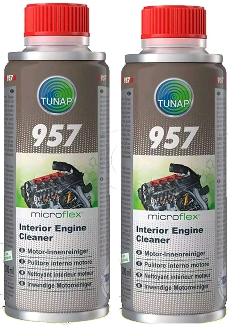 2X 200 ML 957 -157 TUNAP ADDITIVE OIL PURIFIER INTERNAL CLEANING ENGINE BLOCK