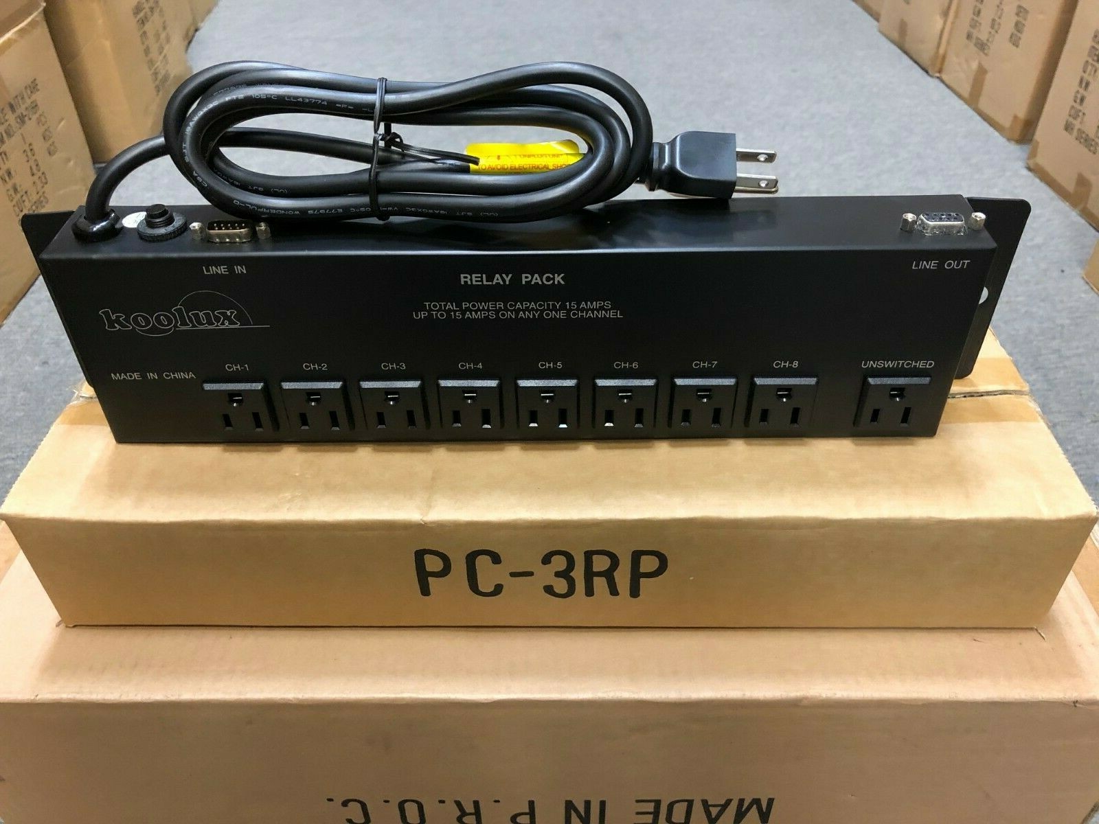 Koolux PC-3RP Relay Pack, New in Original Box, Quantity Two (2)