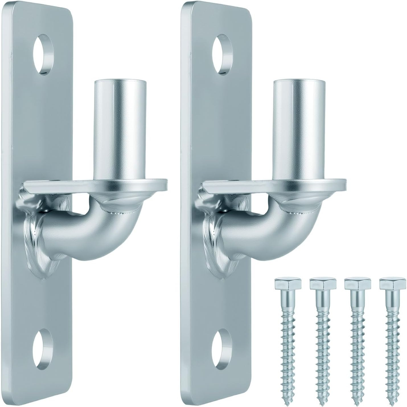 Wall Mount Gate Hinges 2 Pack Farm & Chain Link Gate Hinges with 5/8'' Pin, Heav