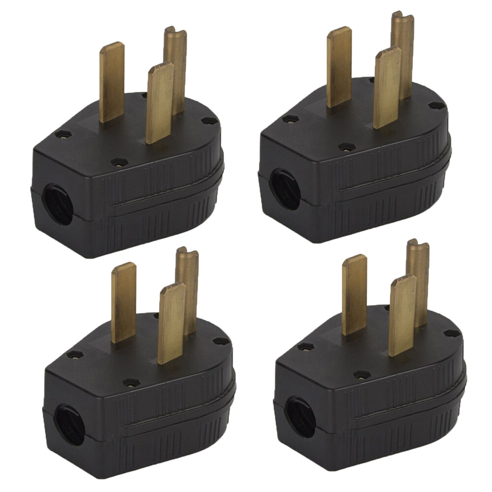 4 pcs NEMA 6-50P Welder Plug 50 Amp Male 220V 208 220 250 Volt Welder Dryer