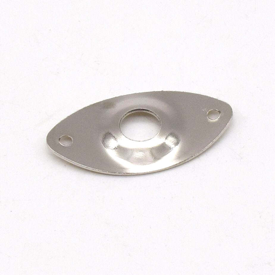 KD By AxLabs Football Shaped Steel Jack Plate With Recessed Hole - Nickel