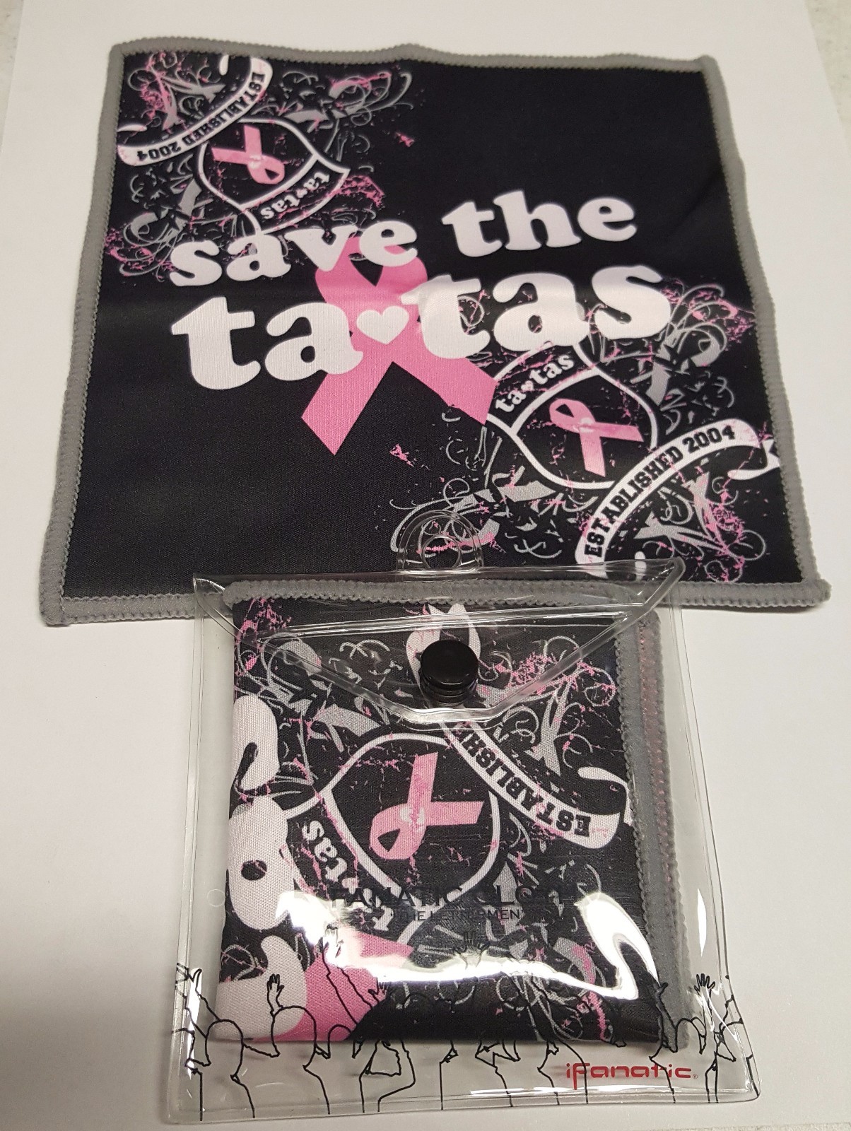 SAVE THE TATAS Hi Quality Microfiber & Silk Cleaning Cloth Multi-Purpose Lenses