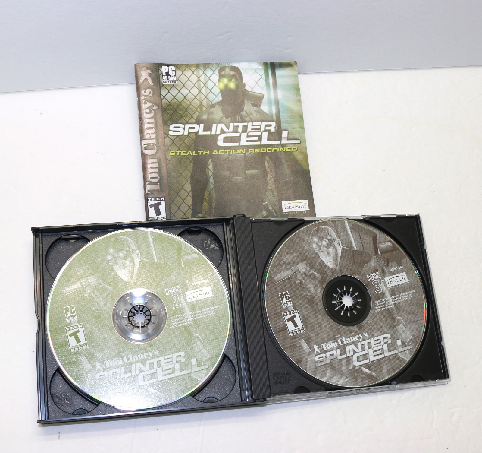 TOM CLANCY SPLINTER CELL STEATH ACTION REDEFINED PC ROM SOFTWARE