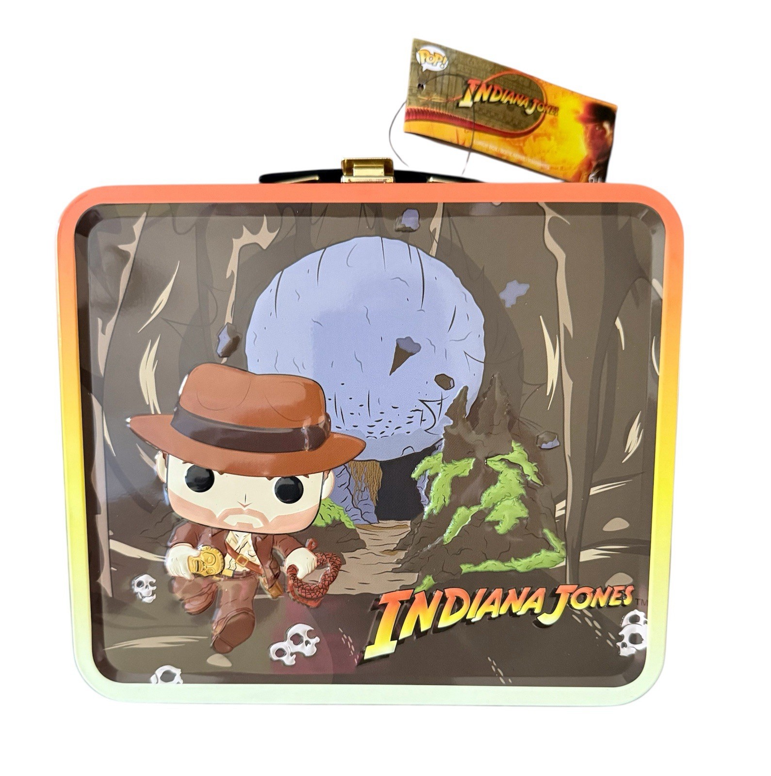 Funko Indiana Jones Metal Embossed Lunch Box Tin Collectible Lucasfilm - New