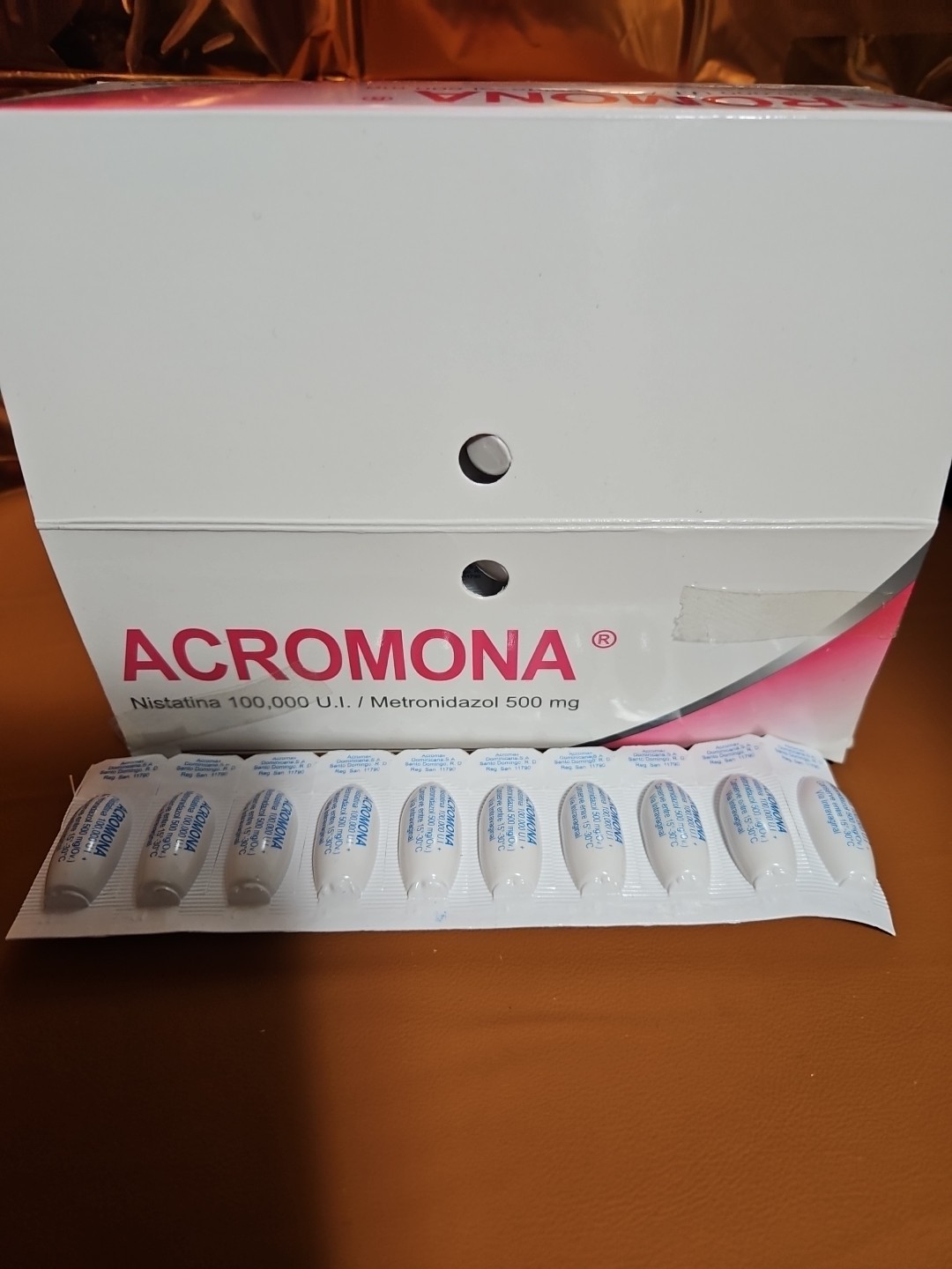 OVULOS VAGINALES BY ACR---OMONA 10 UNITS