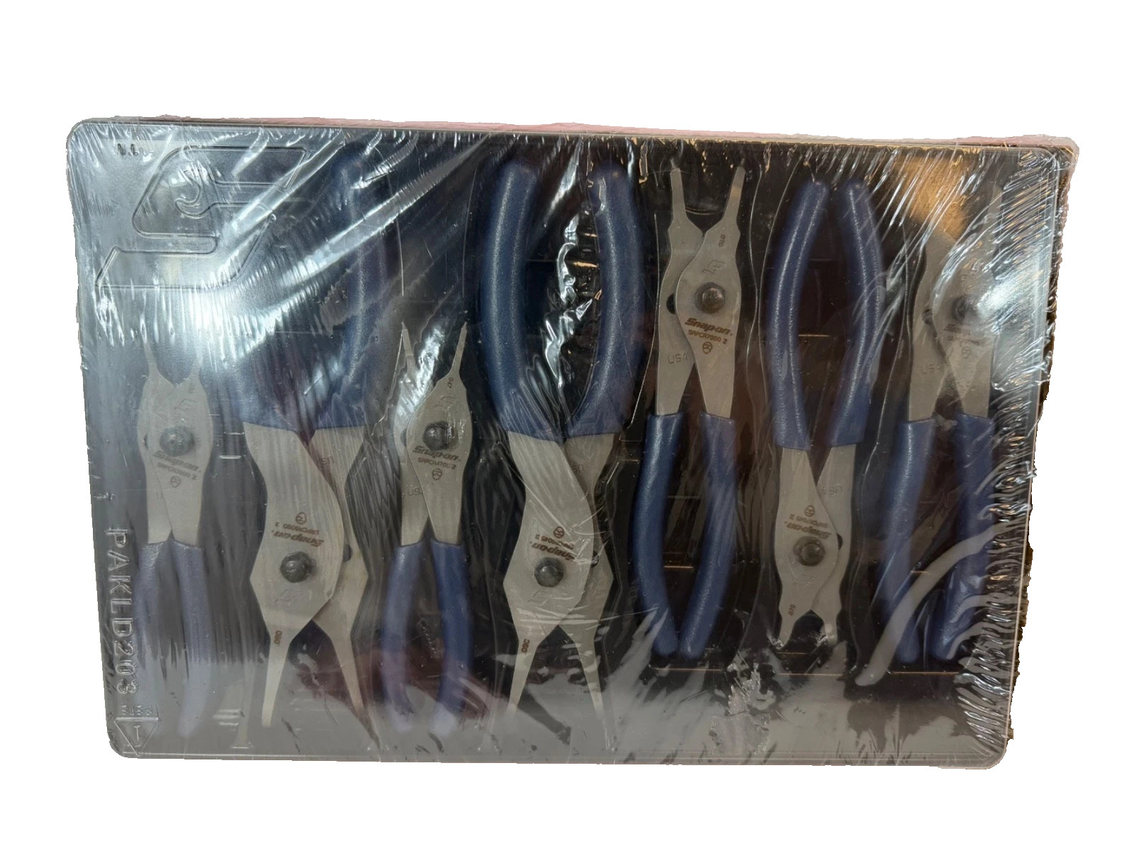 Snap-on POWER BLUE 7pc Quick Release Snap Ring Pliers Set SRPCR107MB USA NEW
