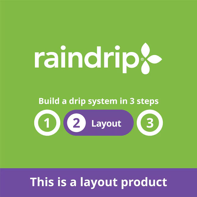 Raindrip 1/4-in Plastic Barbed Drip Irrigation Coupling 50 -Pack