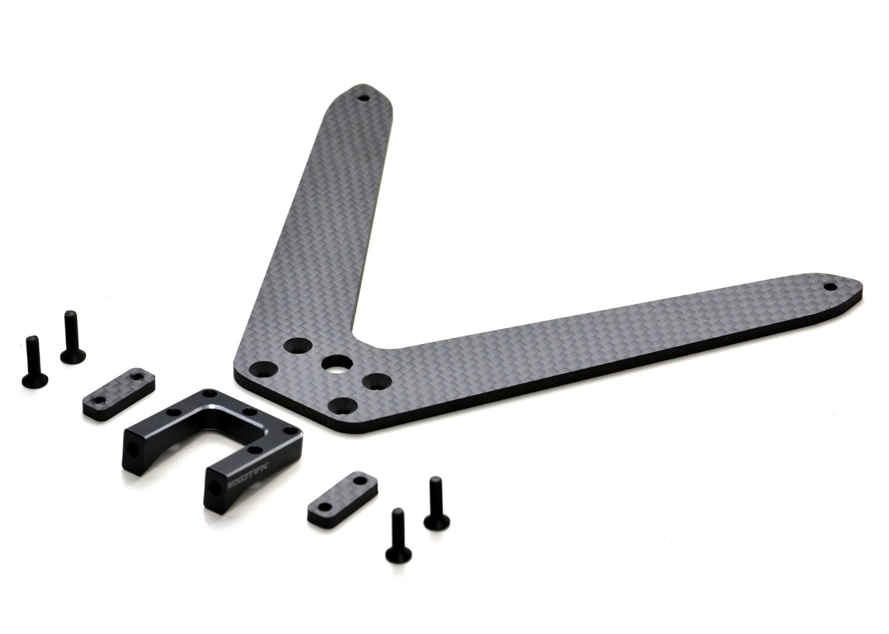 Exotek Losi TLR 22s Pro Rear Aluminum & Carbon Body Mount Set EXO2066 2066