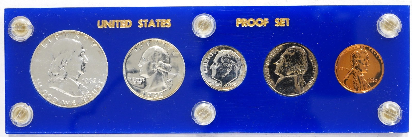 1962 United States Proof Set in Plastic Case