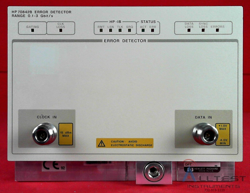 HP / Agilent 70842B Error Detector Module