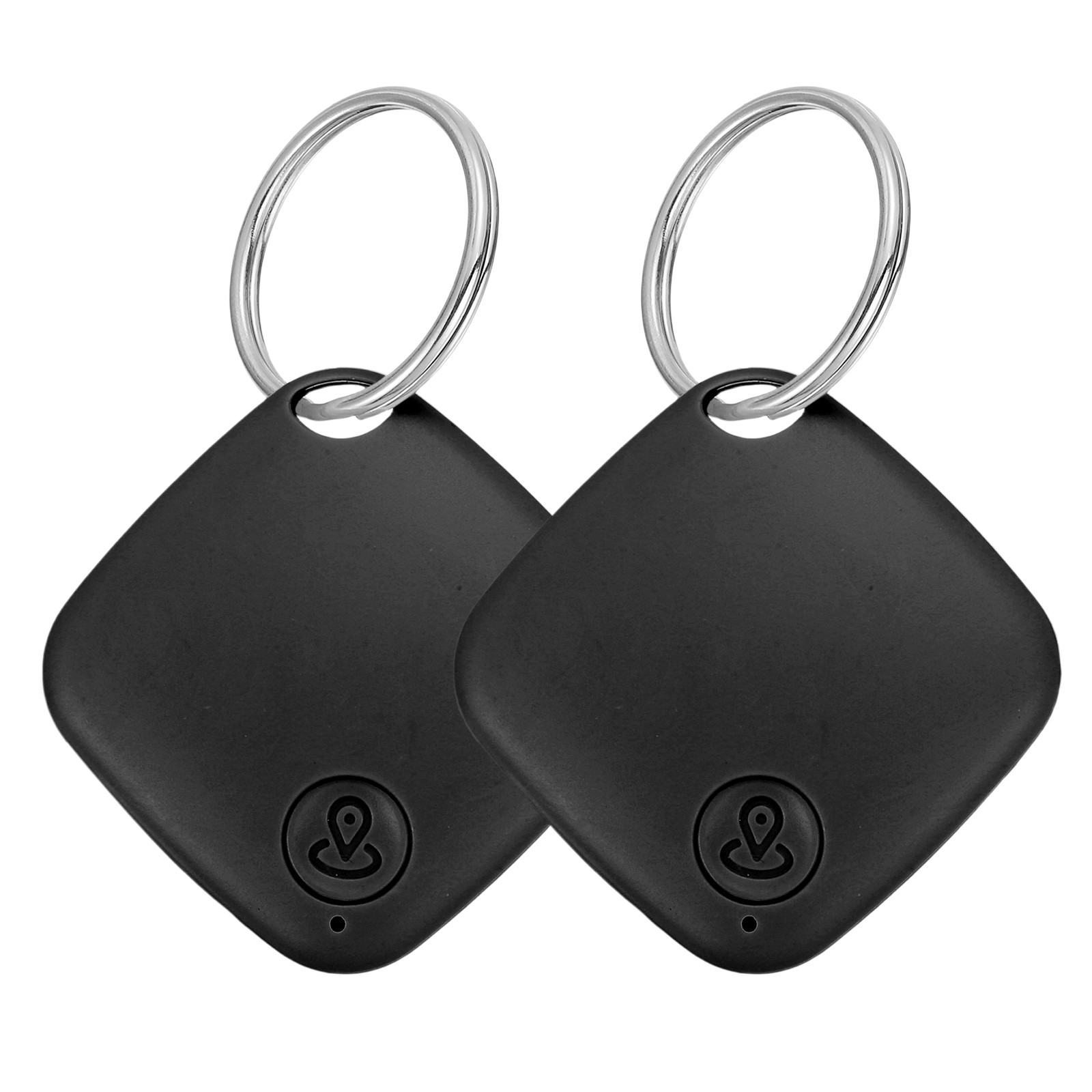 2pcs Bluetooth Tracker (for IOS) Universal GPS Tracker Black Rhombus