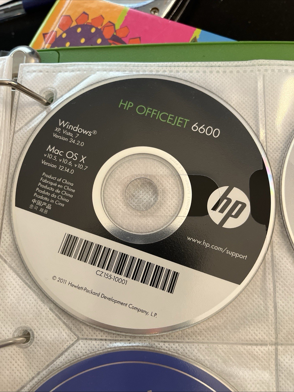 HP OfficeJet 6600 Series Printer Software Installation Disc CD Driver OEM