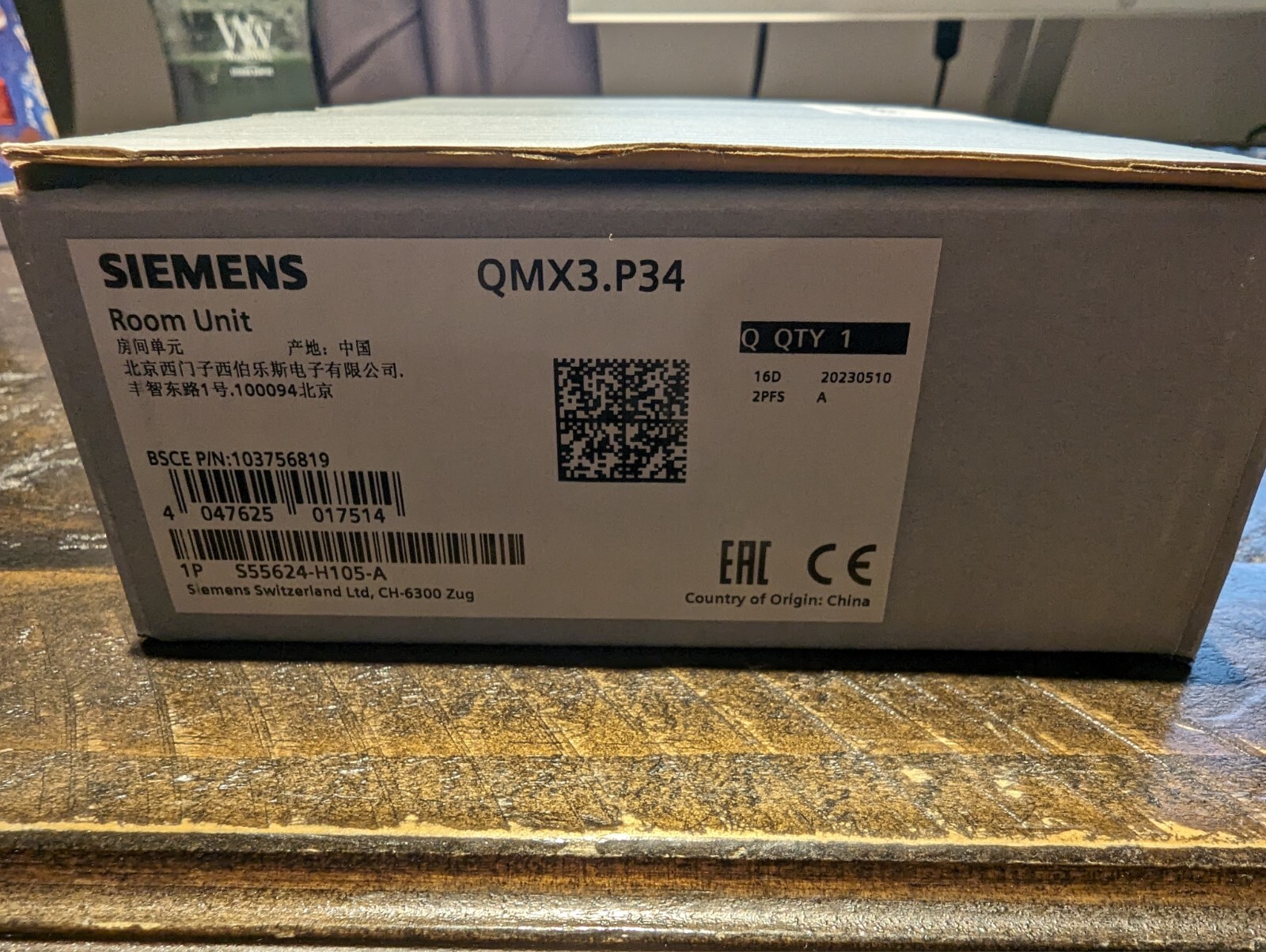 Siemens QMX3.P34 Temperature Sensor