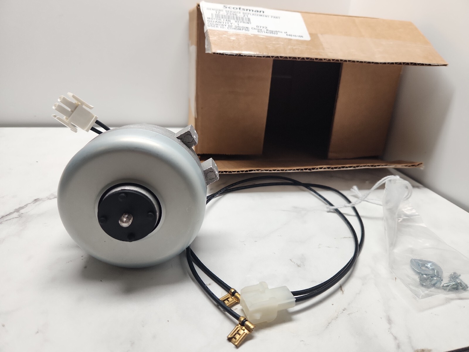 Scotsman Motor Fan 12-2396-21  Geniune OEM ( Open Box)