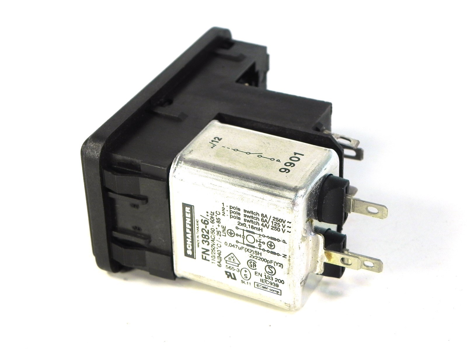 Schaffner FN382-6 Power Entry Modules