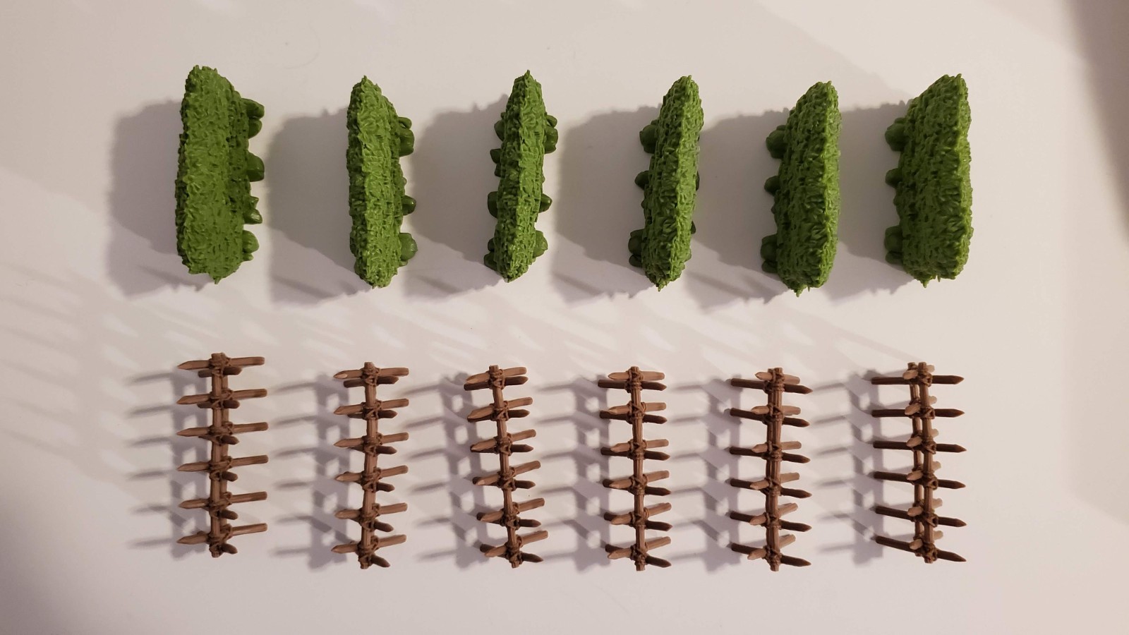 Zombicide Green Horde Plastic Obstacles Loose