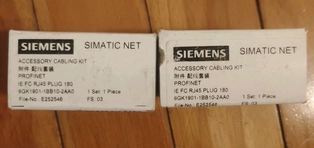 2 - SIEMENS 6GK1901-1BB10-2AA0 ethernet FC RJ45 plug simatic