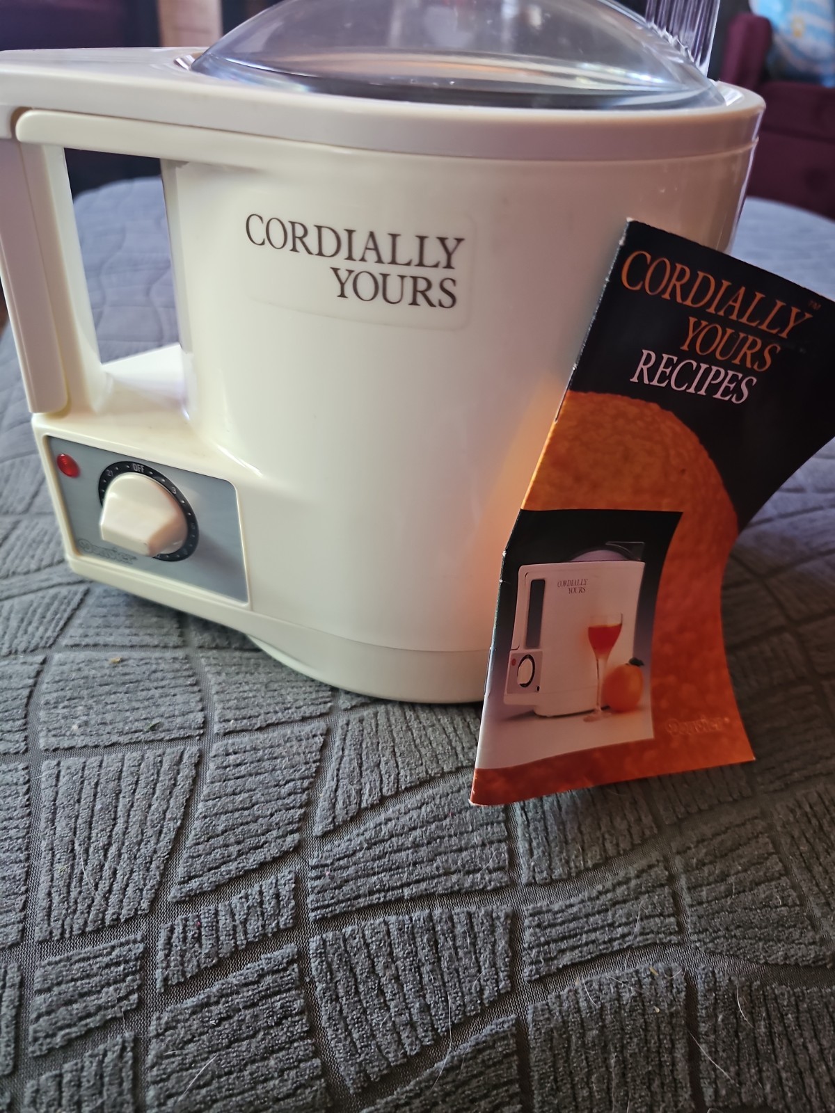 Vintage Donvier Cordially Yours Liqueur Maker Cordial Maker