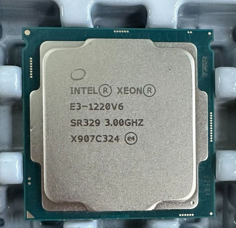 Intel Xeon E3-1220 V6 3.00GHz Quad Core 8M 72W LGA1151 SR329 CPU Processor