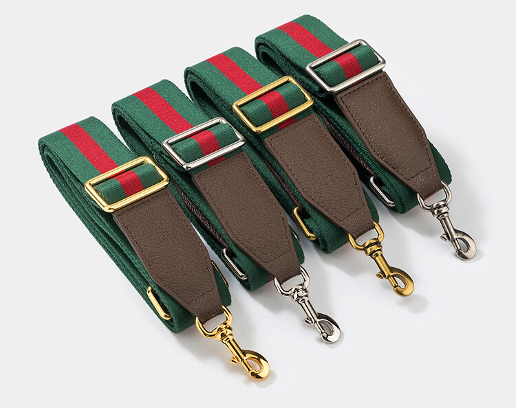 Red And Green Web Canvas Strap Replacement G Clasps Buckle