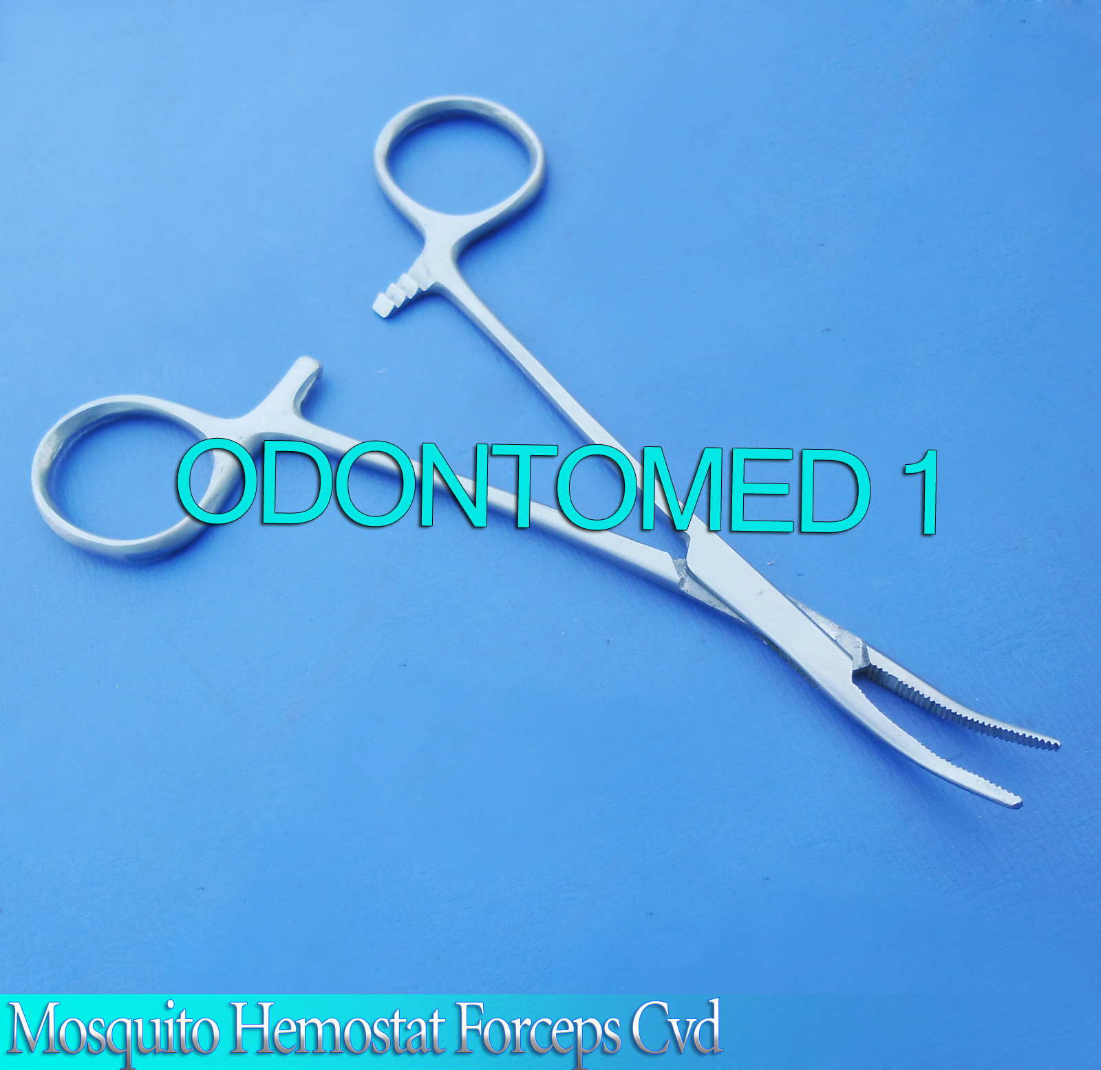 High Quality Stainless Steel Mosquito Hemostat Forceps Curved Serrated Tip 6.25"