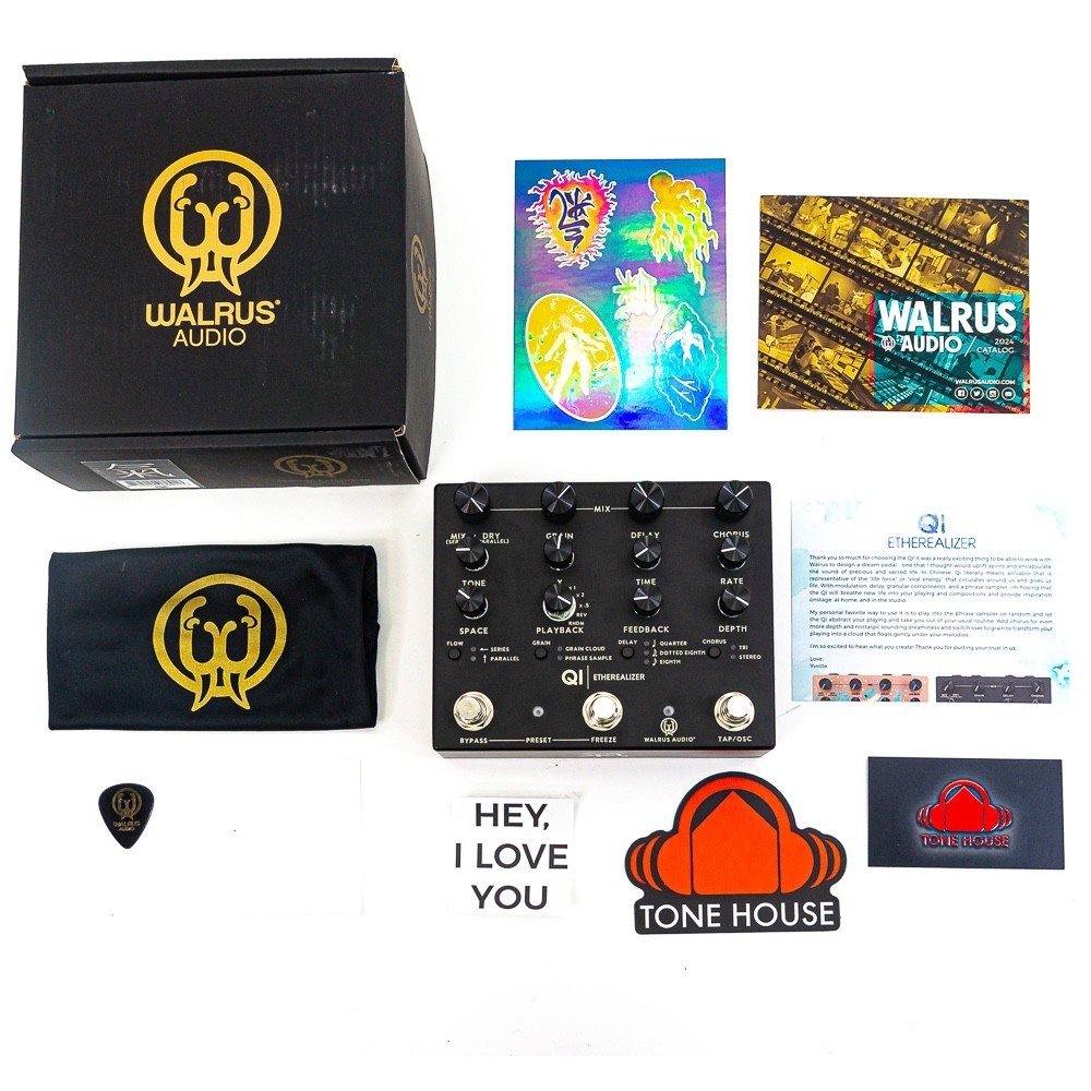 Walrus Audio Qi Etherealizer Multi-Effects Pedal – Black – New