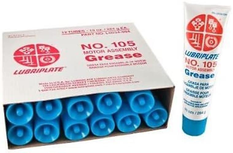 Lubriplate L0034-094 No. 105 Motor Assembly Grease 10oz Tube Case of 12