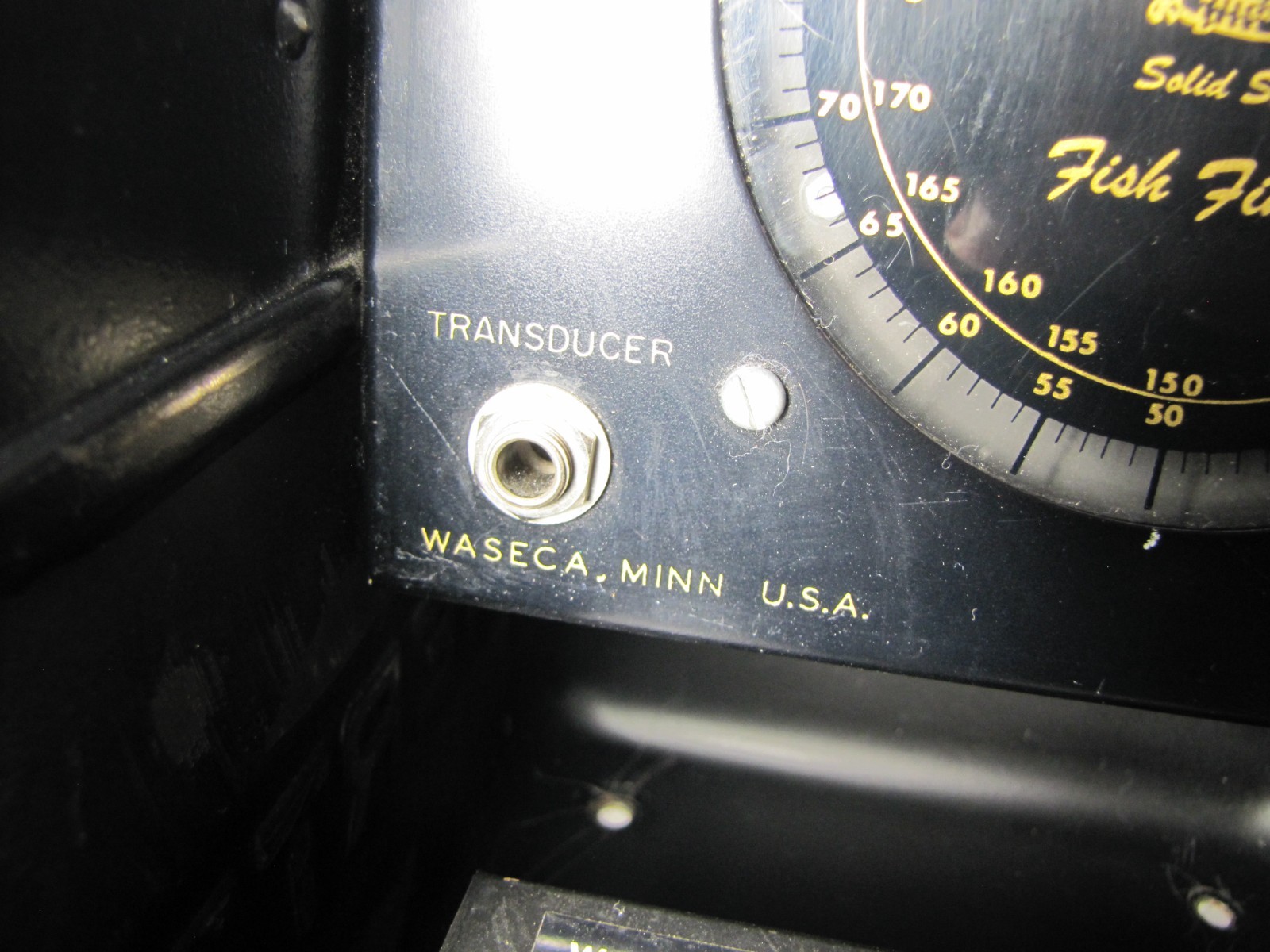 Vintage HERTER'S Solid State Fish Finder With Transducer USED FLASHES