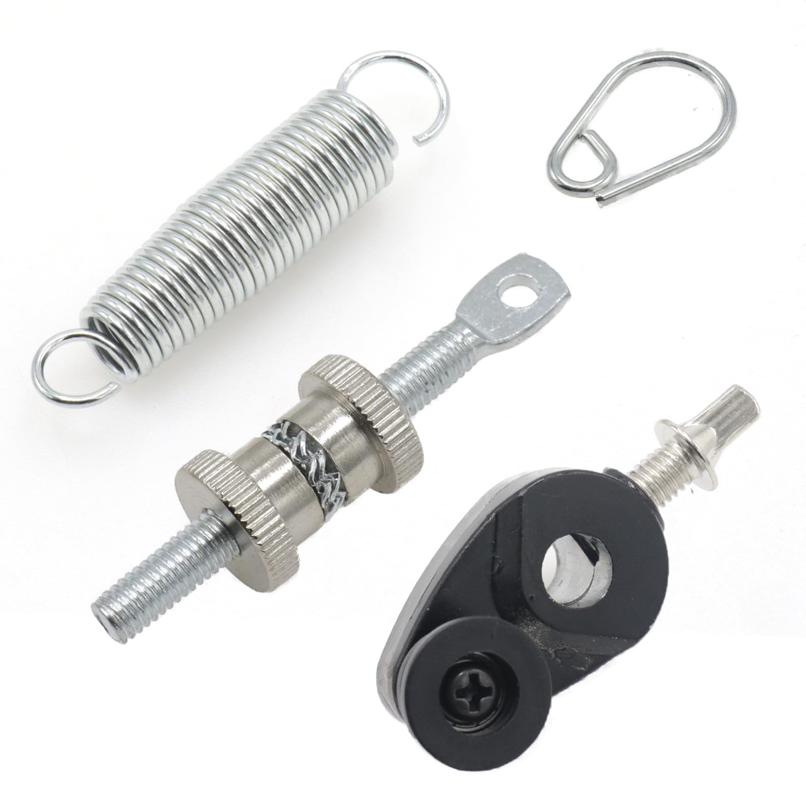1 Set Bass Drum Foot Pedal Tension Spring Cam Assembly with Spring Cam Pulley...