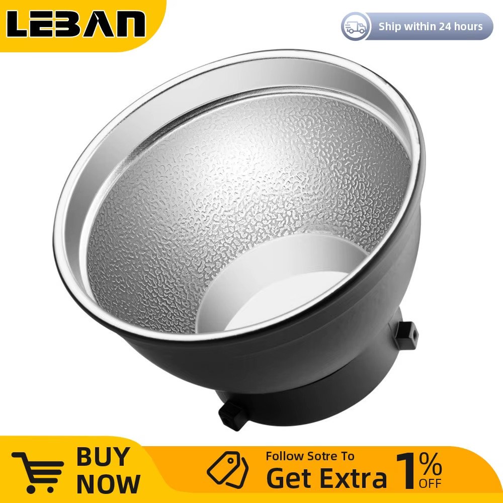 183mm Standard Reflector Bowens Mount for Godox DE400 SK400II SL-60W SL-150W SL-