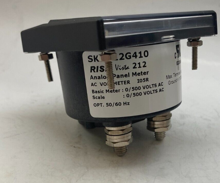 2-1/2" Analog AC Voltage Panel Meter (0 to 500 VAC) - AC Volt Gauge Panel Meter