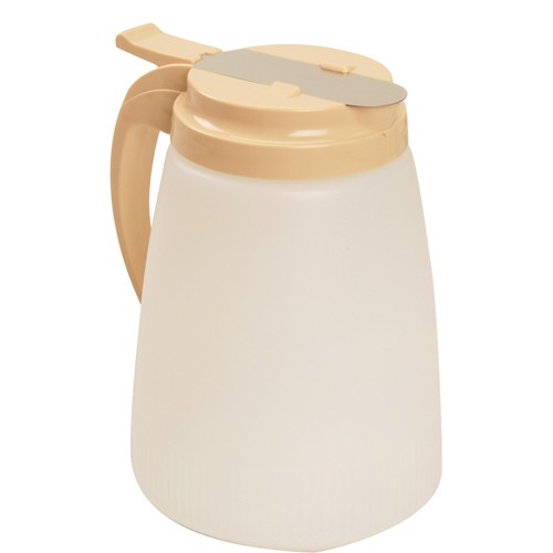 Vollrath 474818 48 oz Almond Dripcut® Syrup Server