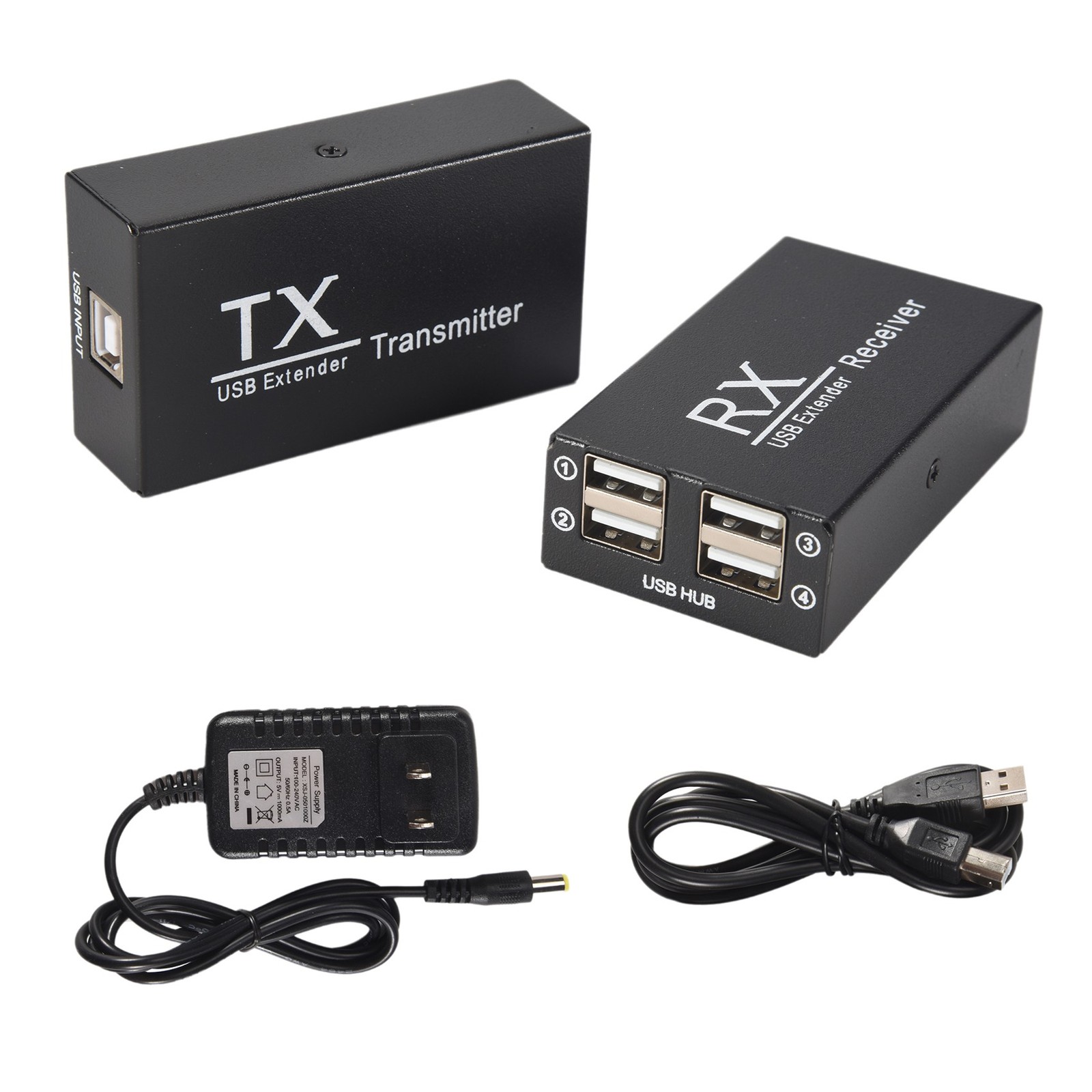 120M USB Extender 4 Port USB1.1 Hub Extender over RJ45 Ethernet USB UTP8168